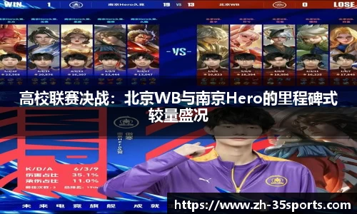 高校联赛决战:北京WB与南京Hero的里程碑式较量盛况