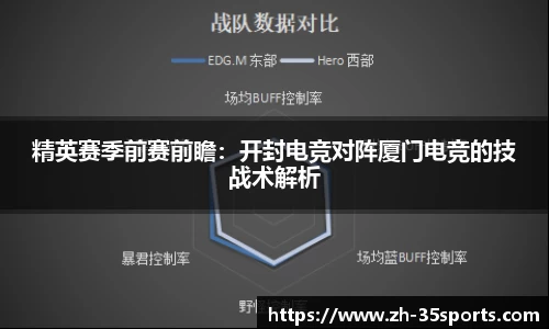 精英赛季前赛前瞻:开封电竞对阵厦门电竞的技战术解析
